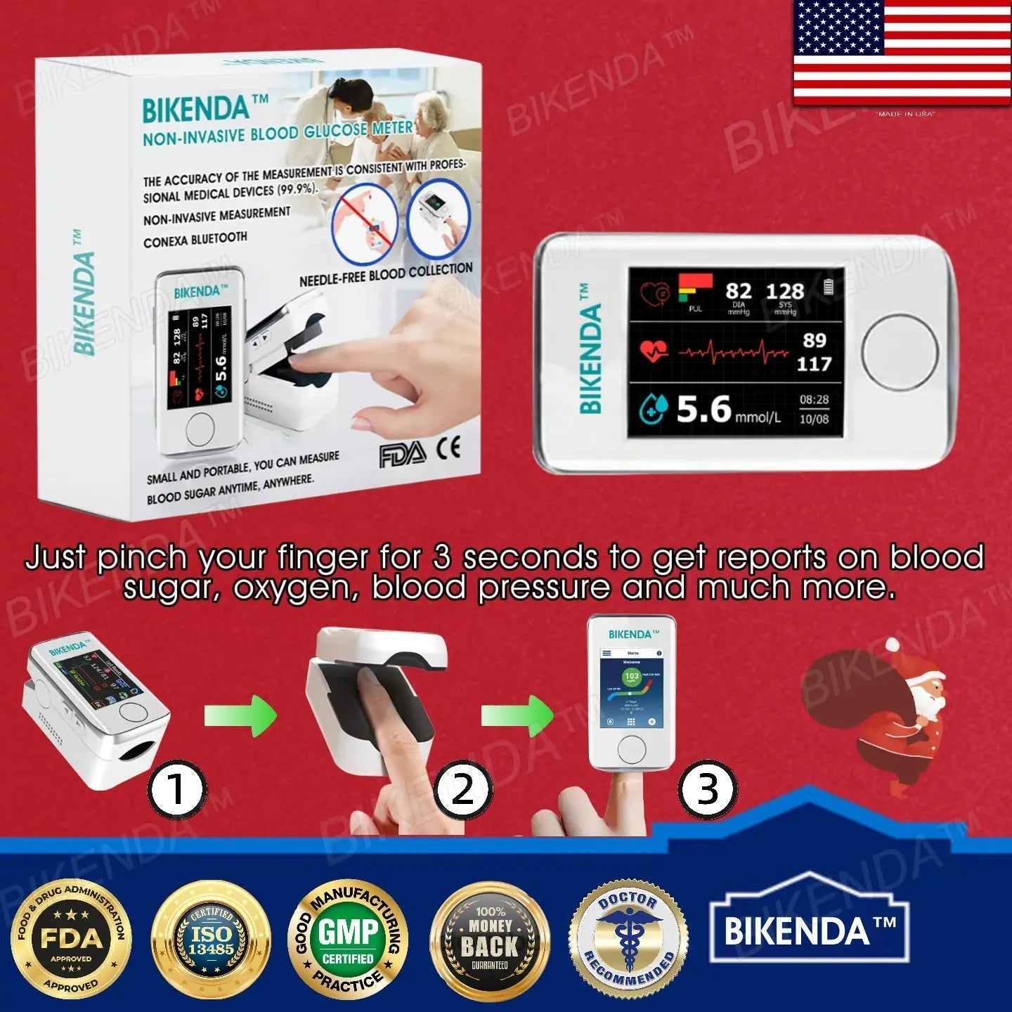 🔥Revolutionary Sercsf™ Non-Invasive Glucose Monitor – ✅99.9% Accuracy, Pain-Free Monitoring + FREE Exclusive Gift! Endorsed by Leading Hospitals Worldwide!