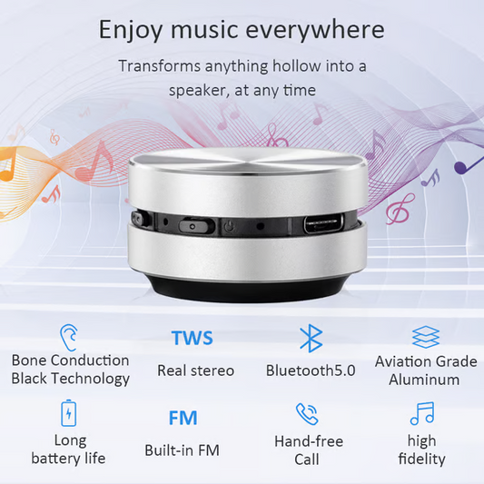 Sale 49% OFF & FREE SHIPPING 🔥 Hummingbird Sound Box Bone Conduction Bluetooth Sound Box TWS Wireless Sound
