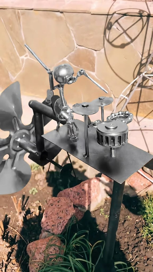 🔥Last Day 70% OFF🥁Handmade Metal Rock Band Windmill🎁